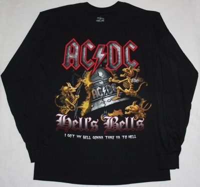 AC DC HELL'S BELLS AC/DC LONG SLEEVE T-SHIRT