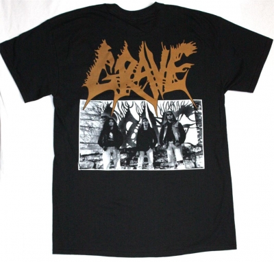 GRAVE YOU'LL NEVER SEE 2 NEW BLACK T-SHIRT