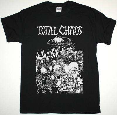 TOTAL CHAOS NUCLEAR NEW BLACK T-SHIRT