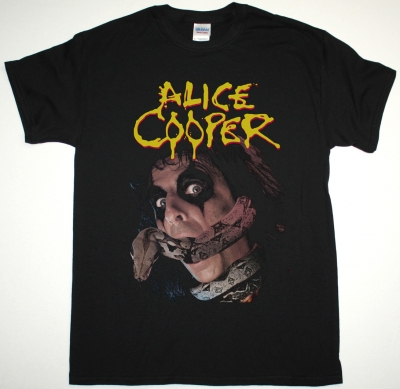 ALICE COOPER CONSTRICTOR NEW BLACK T-SHIRT