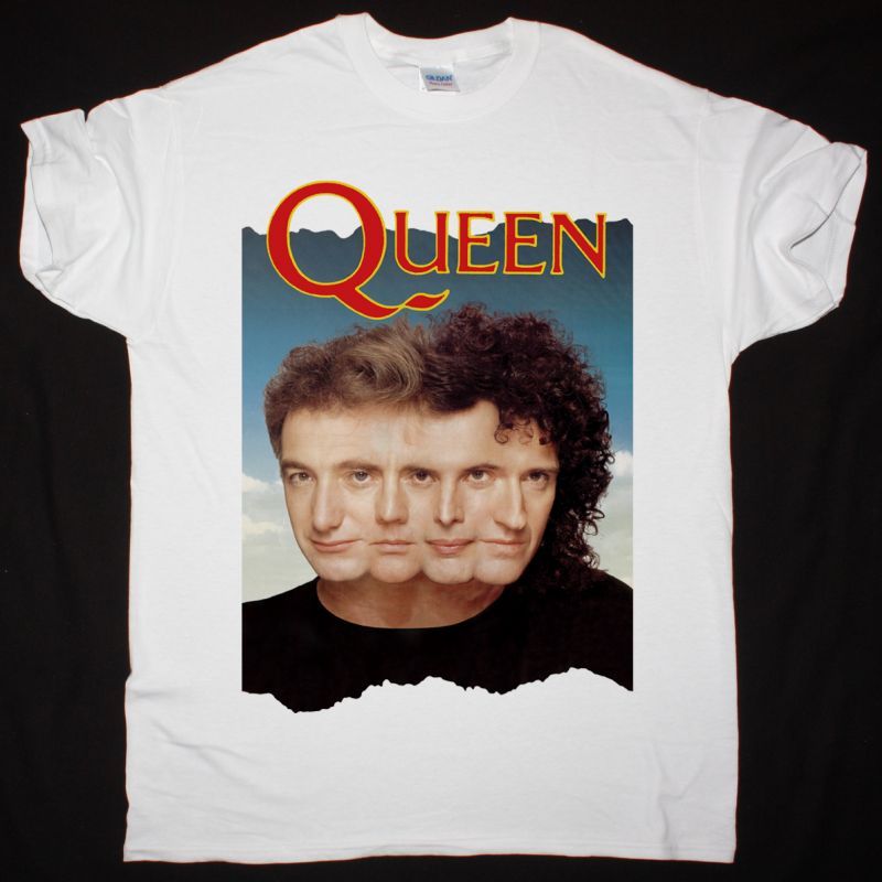 QUEEN THE MIRACLE 1989 NEW WHITE T-SHIRT