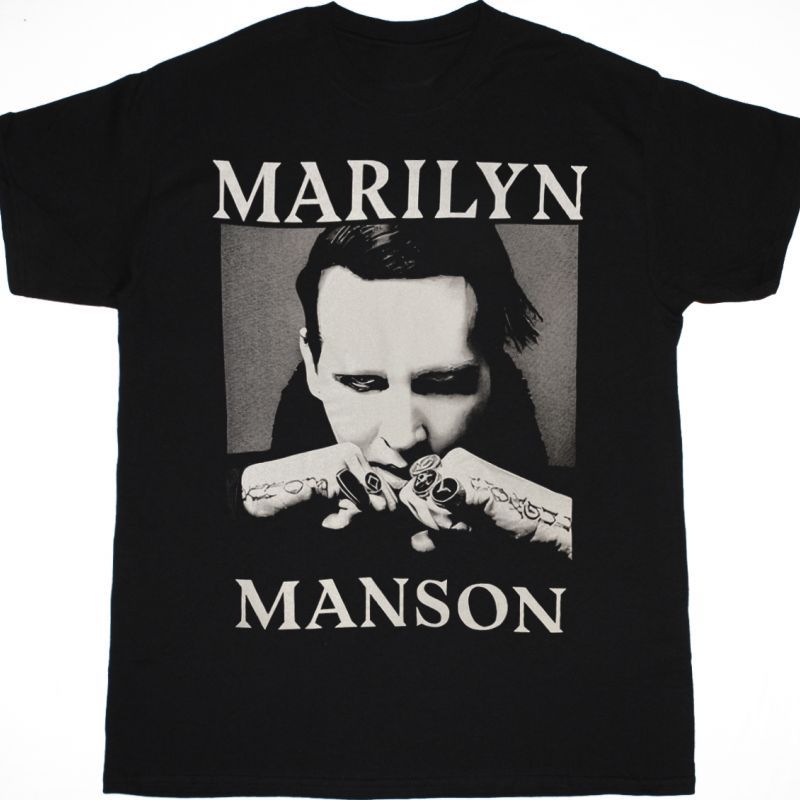 MARILYN MANSON PORTRAIT NEW BLACK T-SHIRT