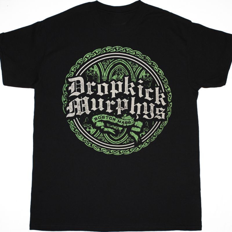DROPKICK MURPHYS BOSTON MASS NEW BLACK T SHIRT