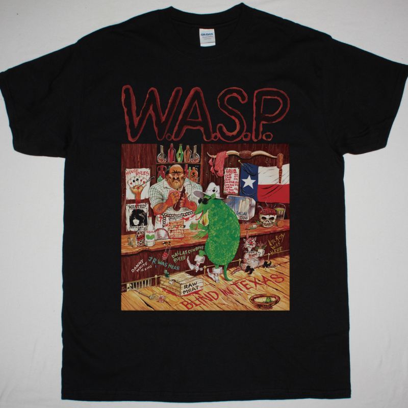 W.A.S.P. BLIND IN TEXAS NEW BLACK T-SHIRT