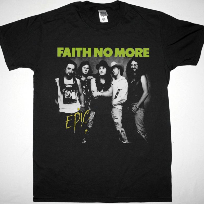 FAITH NO MORE EPIC NEW BLACK T-SHIRT