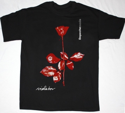 T-Shirt Depeche Mode Walking In My Shoes Homme - Noir 100% Coton, Coupe Regular | Vêtement Fan Officiel