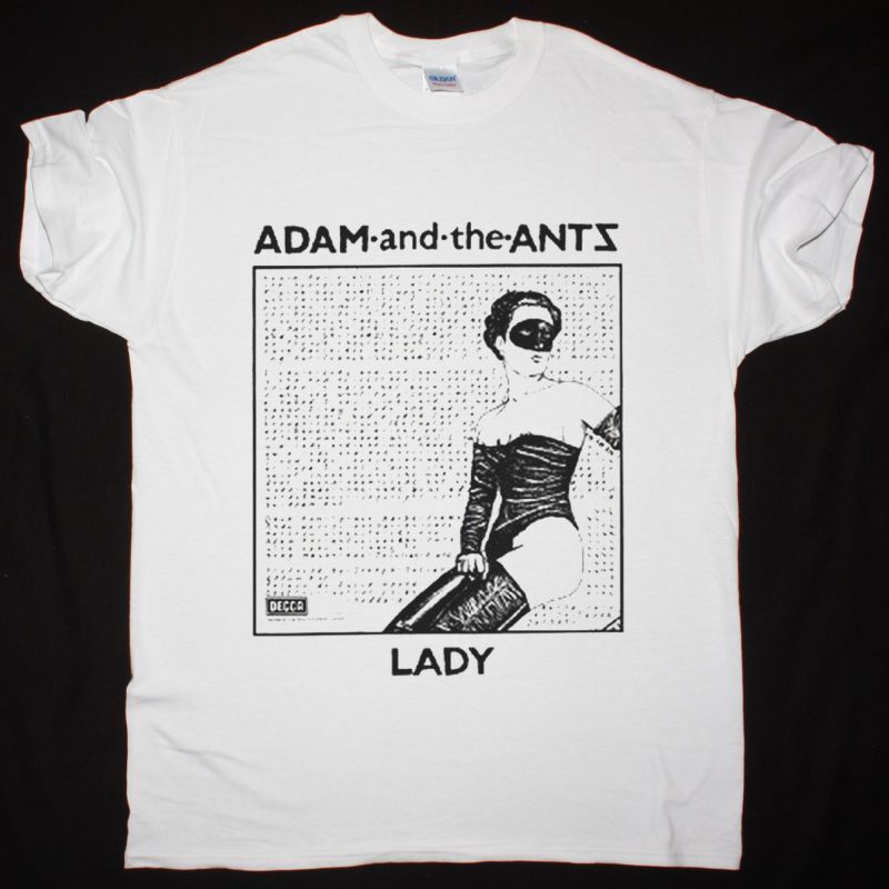 ADAM AND THE ANTS LADY NEW WHITE T SHIRT