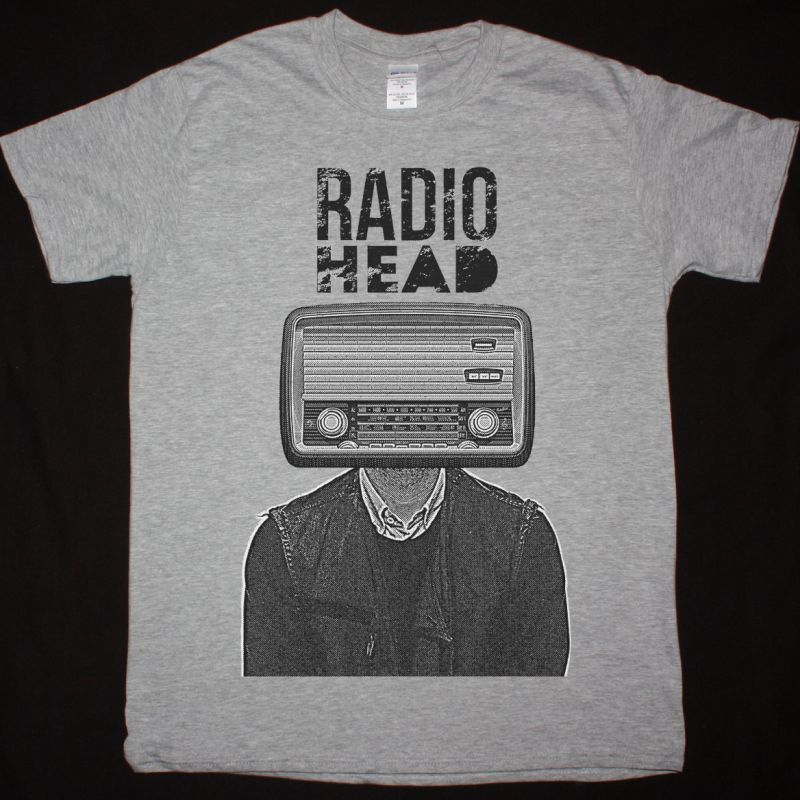 RADIOHEAD HEAD NEW SPORT GREY T-SHIRT - Best Rock T-shirts