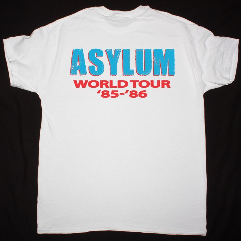 KISS ASYLUM WORLD TOUR 85-86 NEW WHITE T-SHIRT
