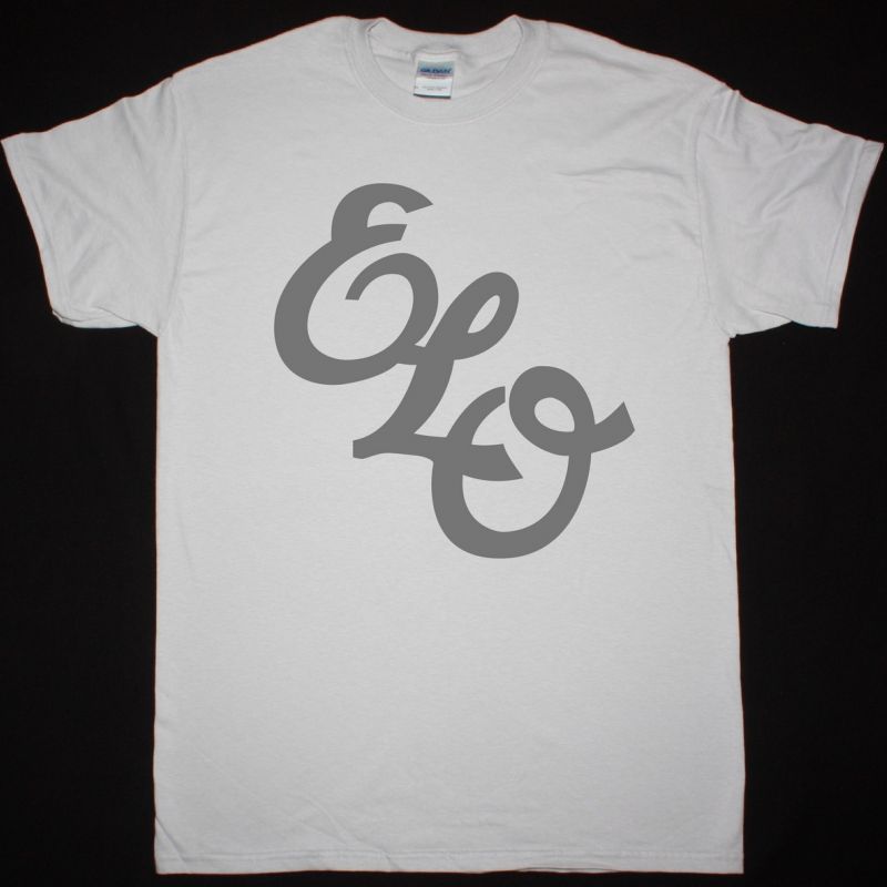 ELECTRIC LIGHT ORCHESTRA LOGO NEW ICE GREY T-SHIRT