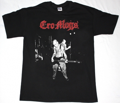 CRO-MAGS ON STAGE NEW BLACK T-SHIRT