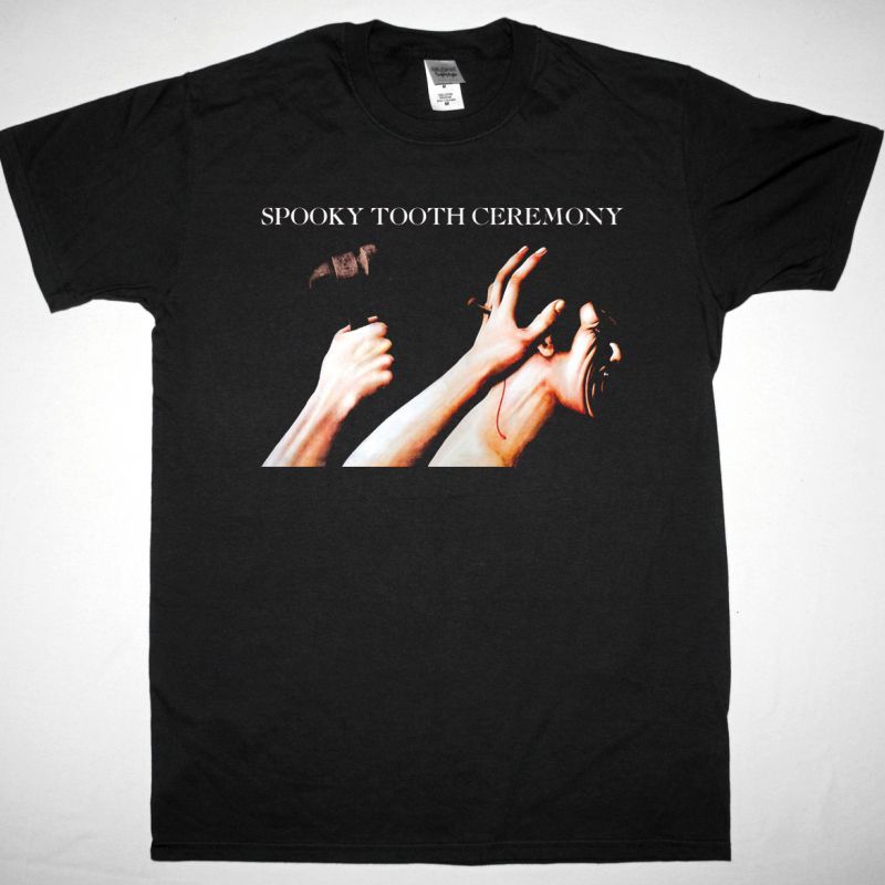 SPOOKY TOOTH PIERRE HENRY CEREMONY 1969 NEW BLACK T-SHIRT
