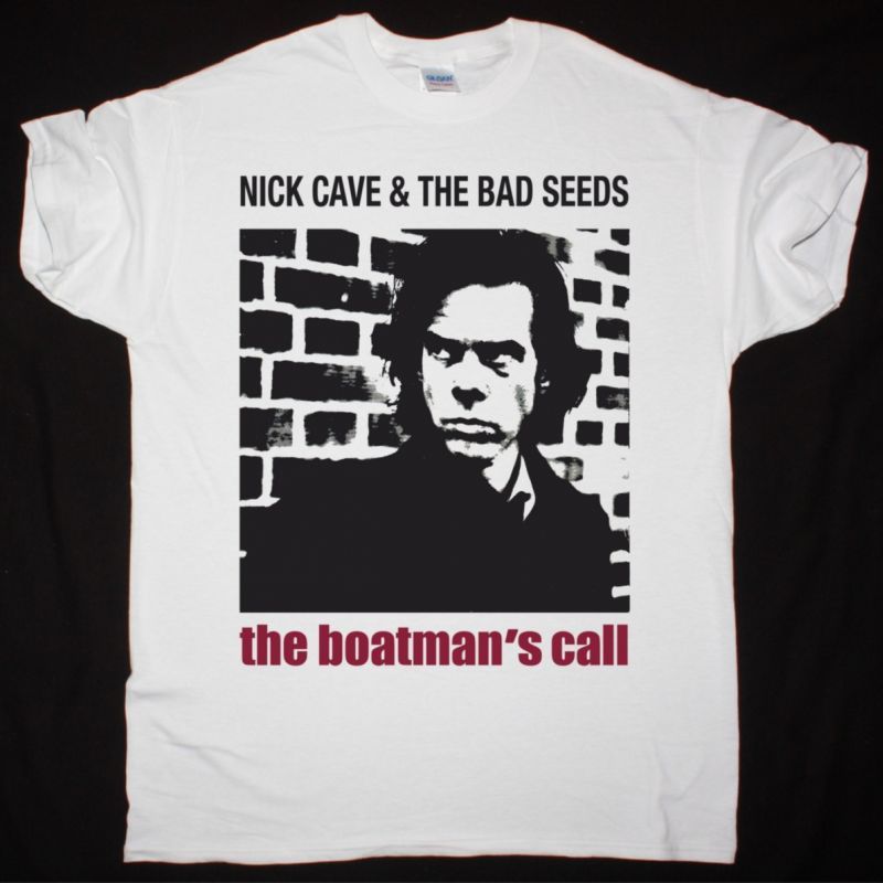 NICK CAVE AND THE BAD SEEDS THE BOATMAN'S CALL NEW WHITE T-SHIRT