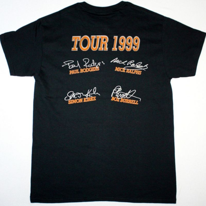 BAD COMPANY TOUR 1999 NEW BLACK T SHIRT