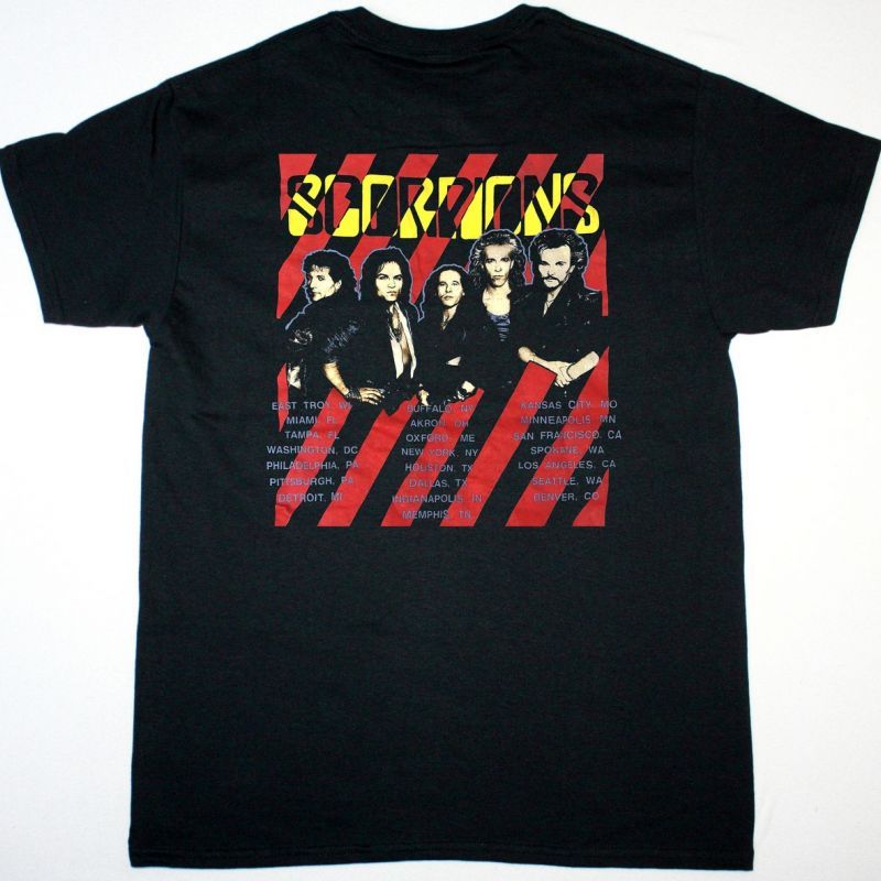 SCORPIONS SAVAGE AMUSEMENT USA 1988 - Best Rock T-shirts