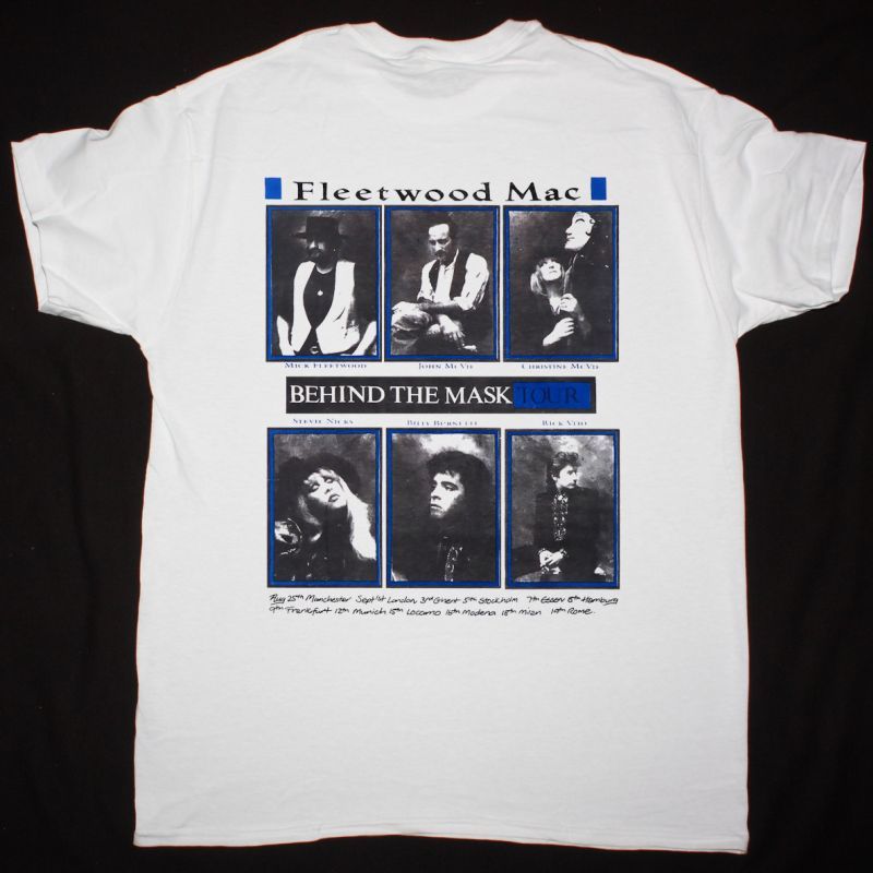 FLEETWOOD MAC BEHIND THE MASK TOUR NEW WHITE T-SHIRT
