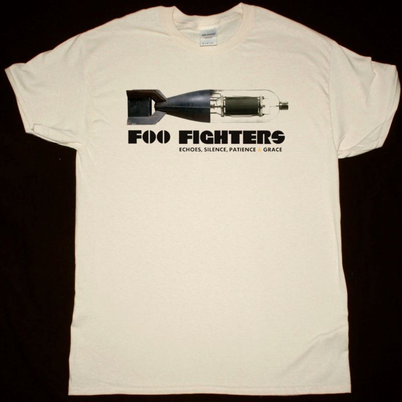 FOO FIGHTERS ECHOES, SILENCE, PATIENCE & GRACE  NEW NATURAL T-SHIRT