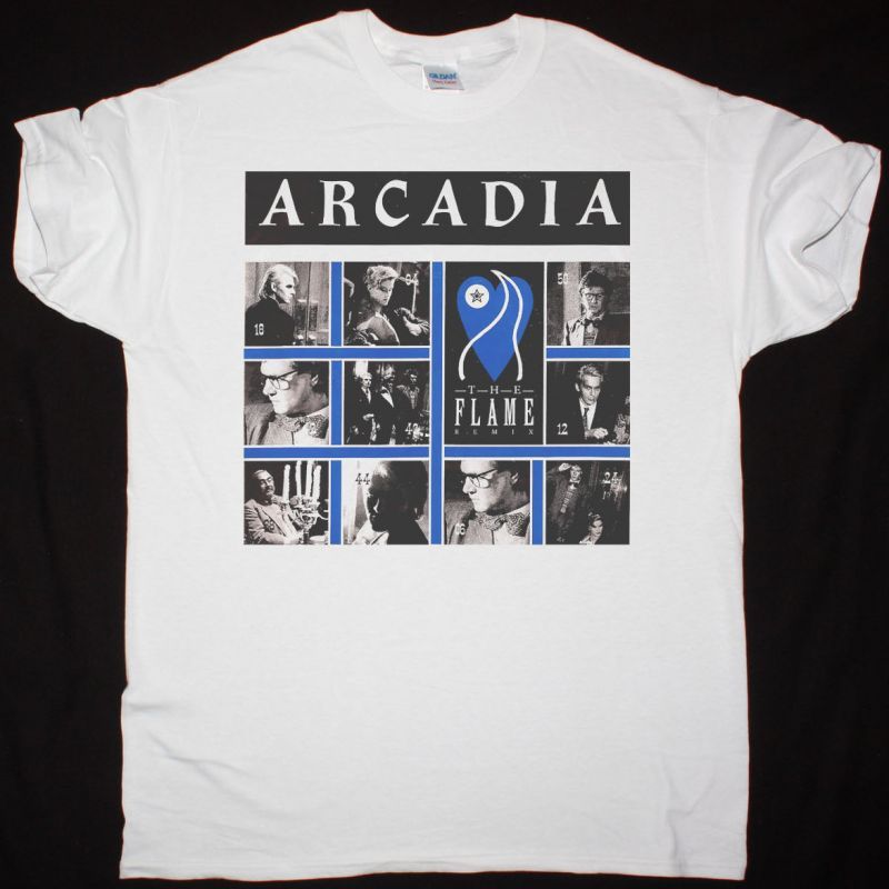 ARCADIA THE FLAME NEW WHITE T-SHIRT