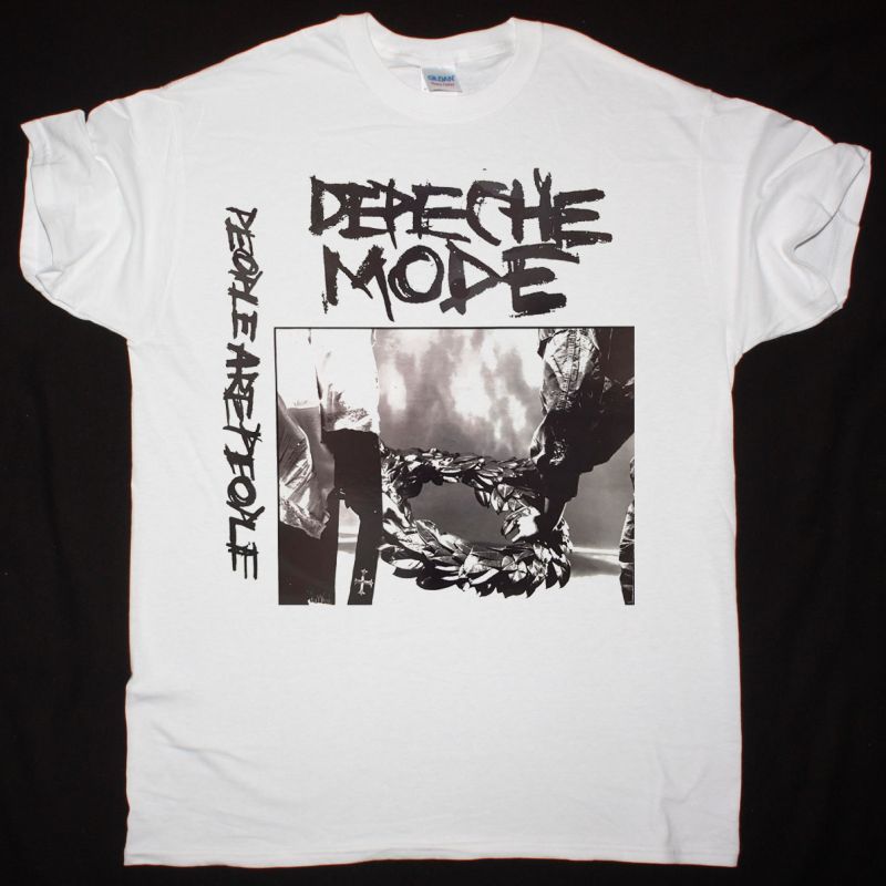 DEPECHE MODE PEOPLE ARE PEOPLE NEW WHITE T-SHIRT