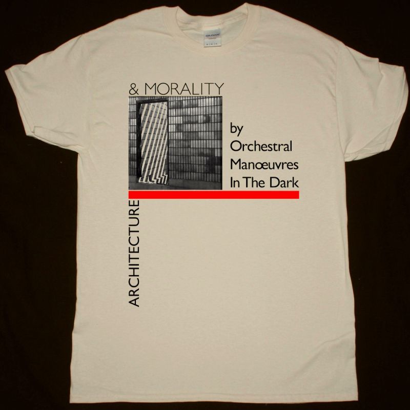 ORCHESTRAL MANOEUVRES  ARCHITECTURE MORALITY NEW NATURAL T-SHIRT