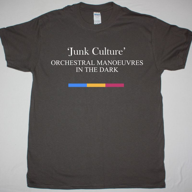 ORCHESTRAL MANOEUVRES IN THE DARK JUNK CULTURE NEW GREY T-SHIRT