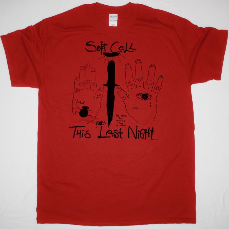 SOFT CELL THIS LAST NIGHT IN SODOM NEW RED T-SHIRT