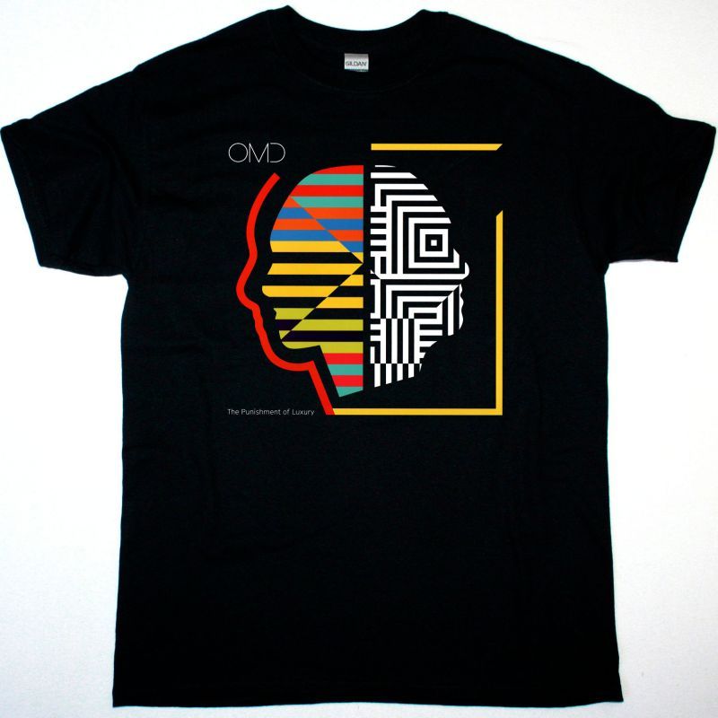 ORCHESTRAL MANOEUVRES IN THE DARK THE PUNISHMENT OF LUXURY NEW BLACK T-SHIRT