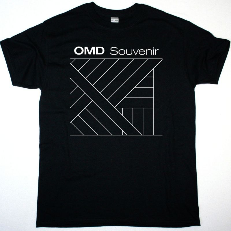 ORCHESTRAL MANOEUVRES IN THE DARK SOUVENIR NEW BLACK T-SHIRT