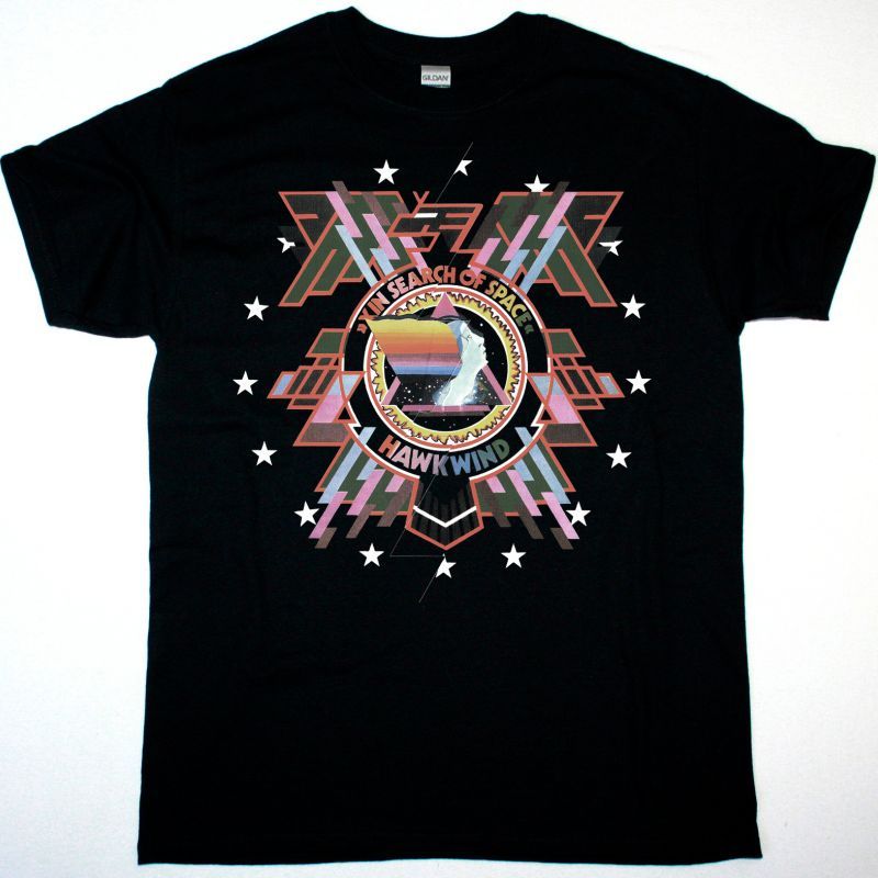 HAWKWIND IN SEARCH OF SPACE NEW BLACK T-SHIRT