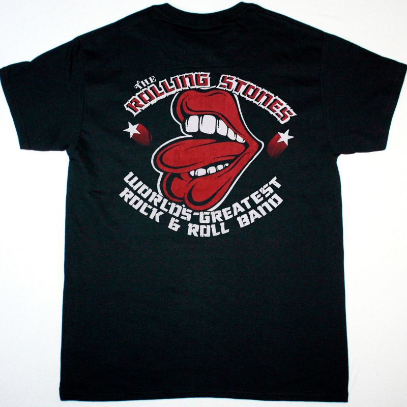 ROLLING STONES TOUR OF NORTH AMERICA 1978 NEW BLACK T-SHIRT