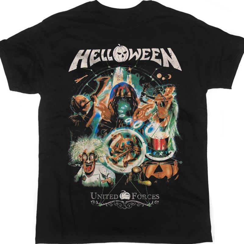 HELLOWEEN UNITED FORCES NEW BLACK T-SHIRT