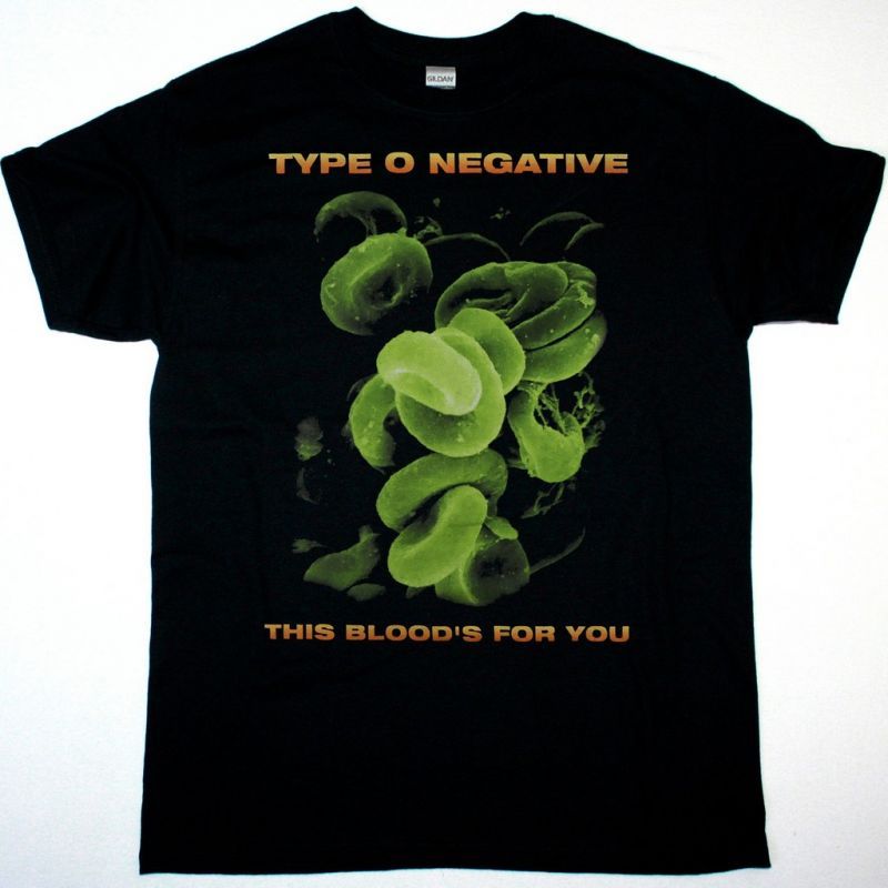 TYPE O NEGATIVE THIS BLOOD’S FOR YOU NEW BLACK T-SHIRT