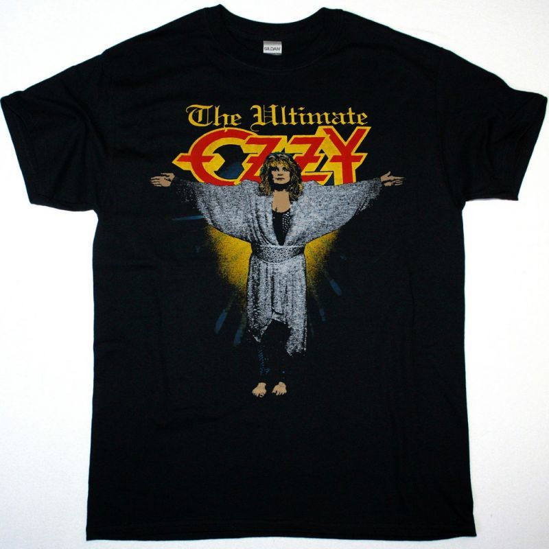 OZZY OSBOURNE THE ULTIMATE TOUR '86 NEW BLACK T-SHIRT