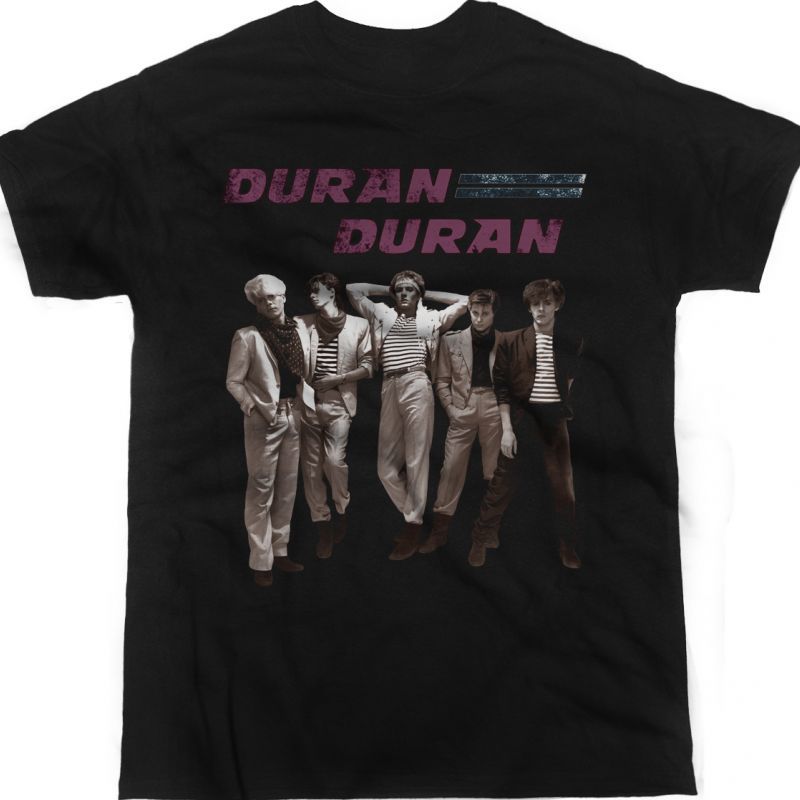 DURAN DURAN BAND NEW BLACK T-SHIRT