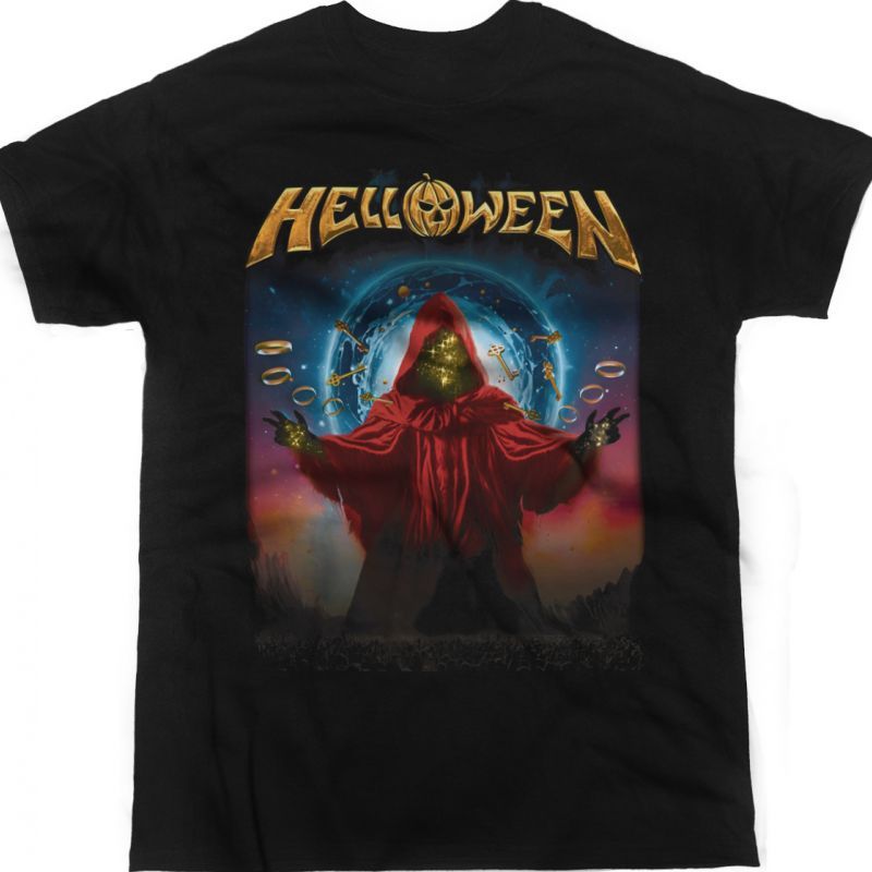 HELLOWEEN 40 YEARS ANNIVERSARY TOUR NEW BLACK T-SHIRT