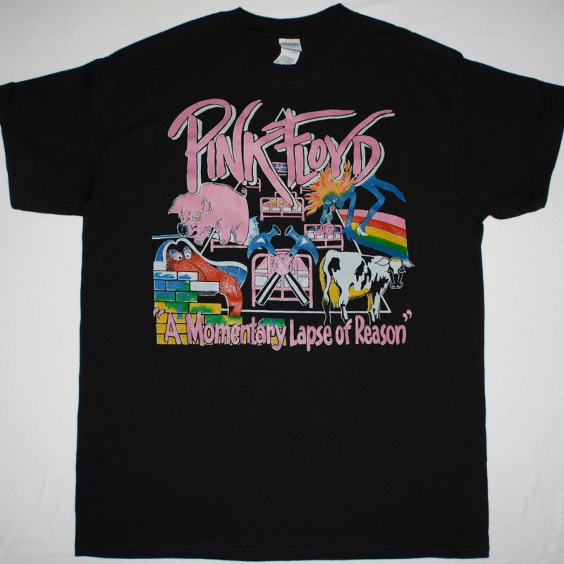 PINK FLOYD A MOMENTARY LAPSE OF REASON NEW BLACK T-SHIRT
