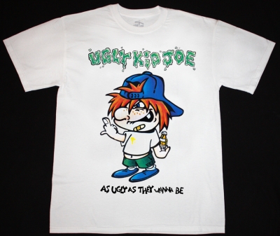 UGLY KID JOE AS UGLY AS THEY WANNA BE'91  NEW WHITE T-SHIRT