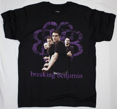 BREAKING BENJAMIN BAND NEW BLACK T-SHIRT