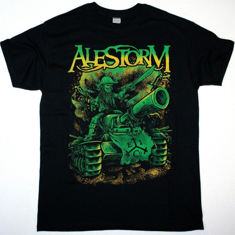 ALESTROM TRENCHES AND MEAD PANZER NEW BLACK T-SHIRT