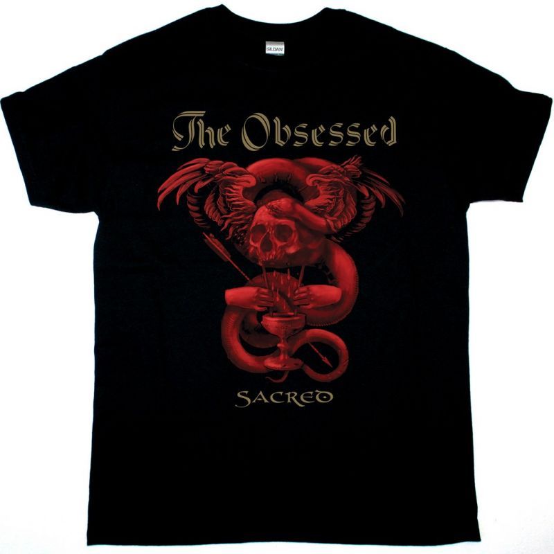 THE OBSESSED SACRED NEW BLACK T-SHIRT