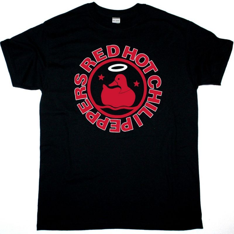 RED HOT CHILI PEPPERS DUCK NEW BLACK T-SHIRT