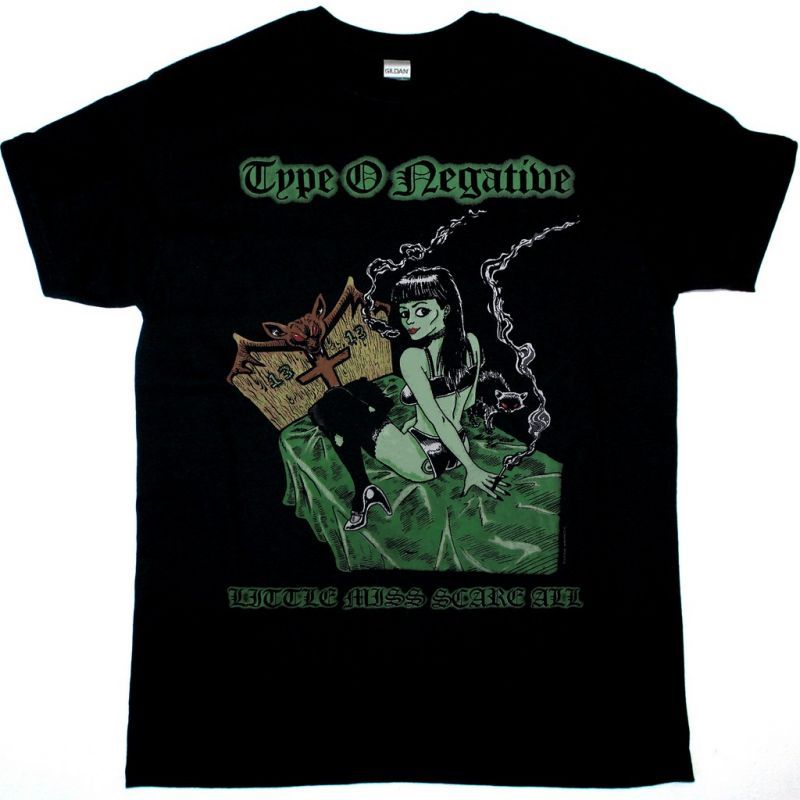 TYPE O NEGATIVE LITTLE MISS SCARE ALL NEW BLACK T-SHIRT