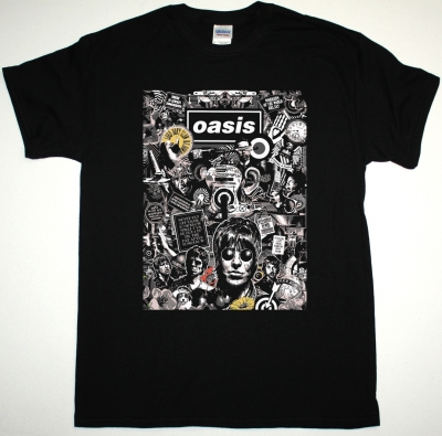 OASIS LORD DON'T SLOW ME DOWN NEW BLACK T-SHIRT