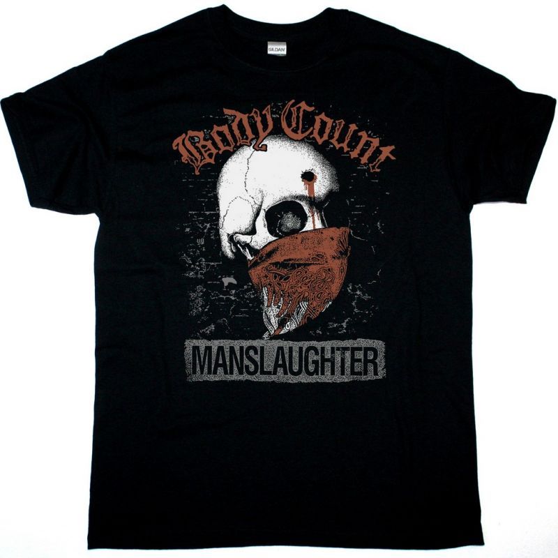 BODY COUNT MANSLAUGHTER NEW BLACK T-SHIRT