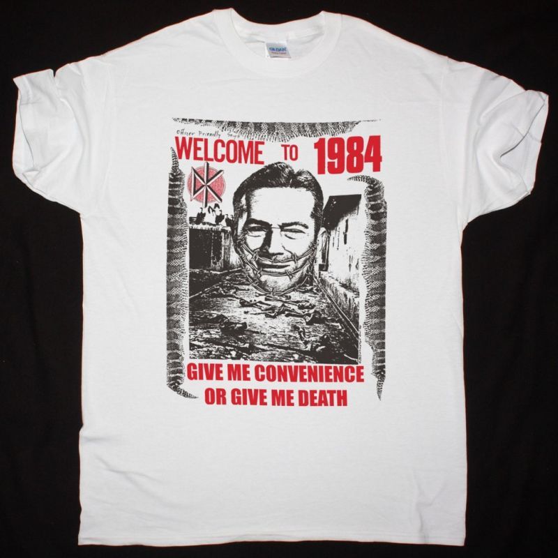 DEAD KENNEDYS GIVE ME CONVENIENCE OR GIVE ME DEATH NEW WHITE T-SHIRT