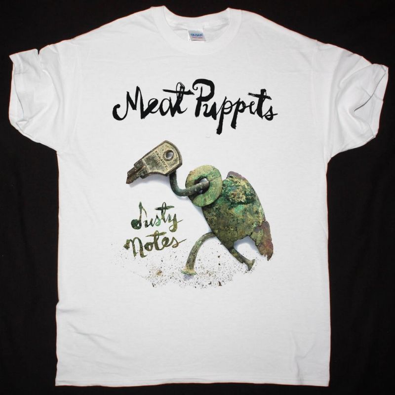 MEAT PUPPETS DUSTY NOTES NEW WHITE T SHIRT