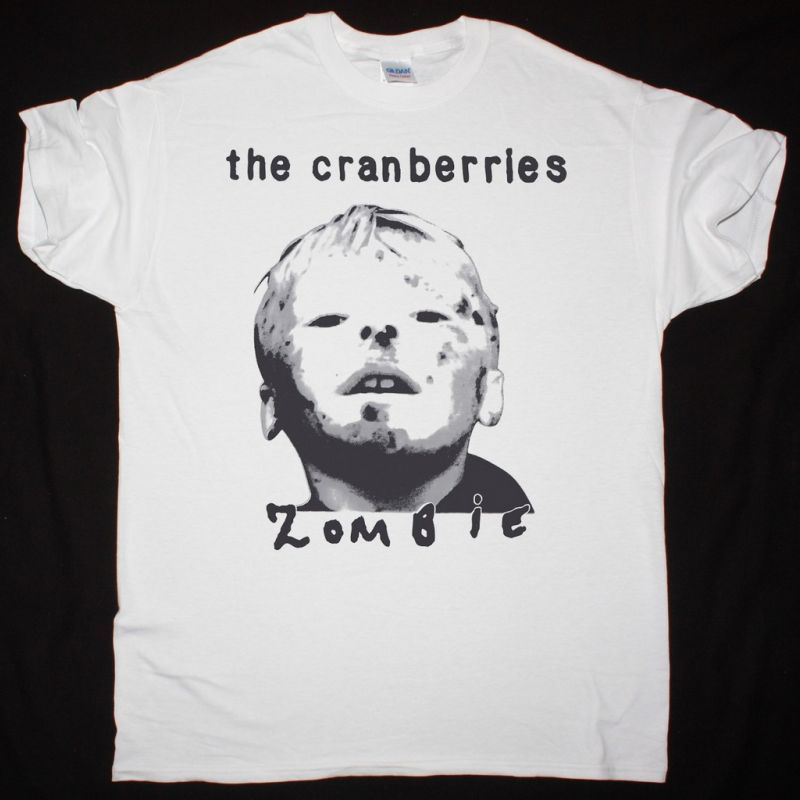 THE CRANBERRIES ZOMBIE NEW WHITE T-SHIRT