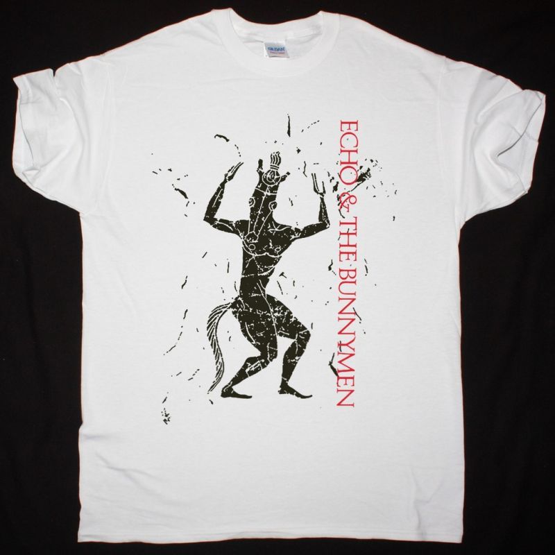 ECHO AND THE BUNNYMEN BRING ON THE DANCING HORSES NEW WHITE T SHIRT