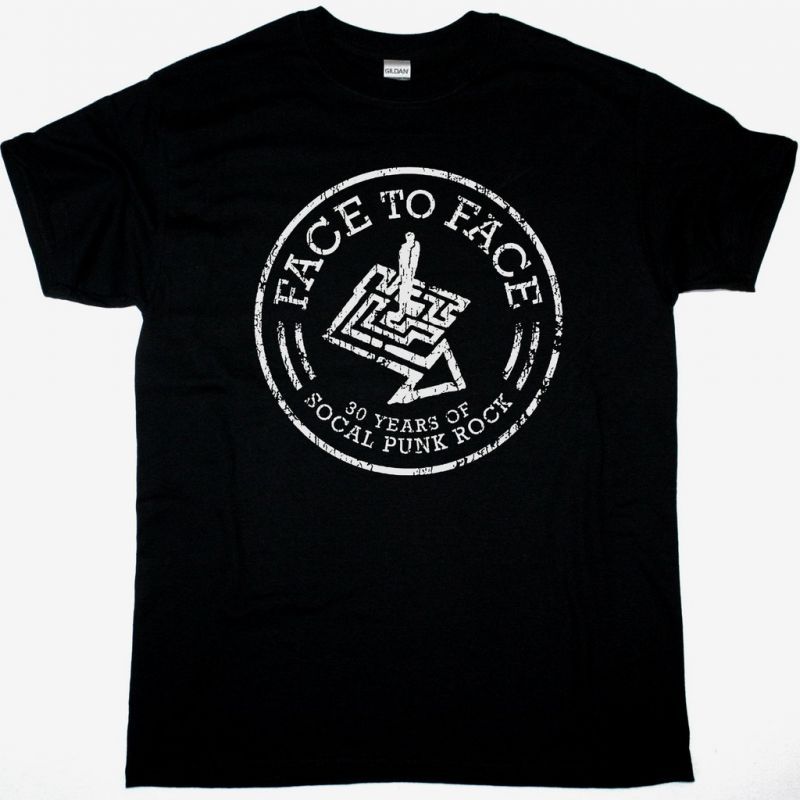 FACE TO FACE 30 YEAR ANNIVERSARY NEW BLACK T SHIRT