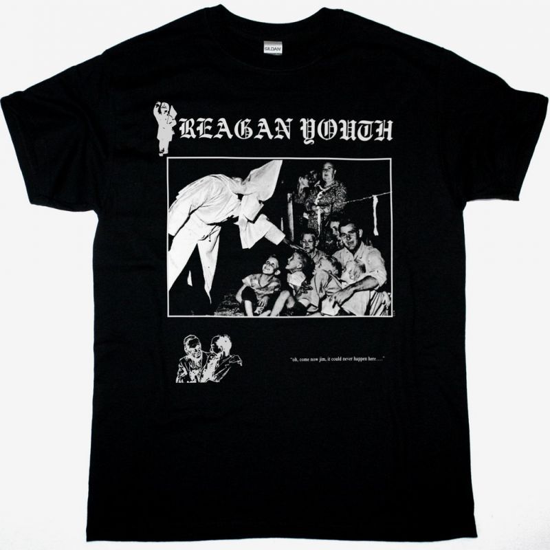 REAGAN YOUTH YOUTH ANTHEMS FOR THE NEW ORDER NEW BLACK T SHIRT